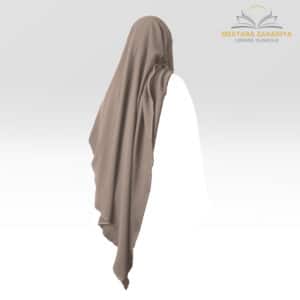 Librairie musulmane - Long khimar - Taille unique - Femme - Beige sable