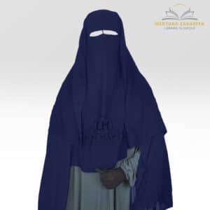 Librairie musulmane - Niqab bleu